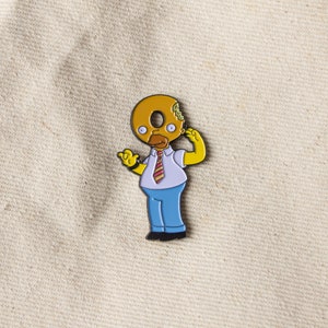 Donut Head Homer Soft Enamel Pin