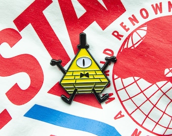 Bill Cipher mjuk emaljnål