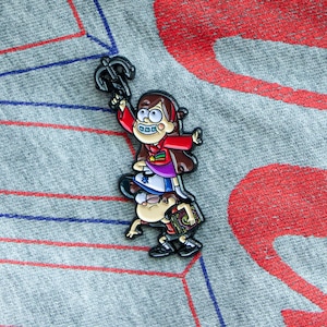 Dipper and Mable Grappling Hook Soft Enamel Pin