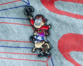 Dipper and Mable Grappling Hook Soft Enamel Pin