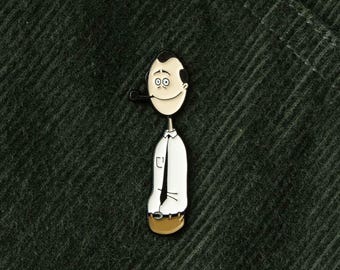 Bob Oblong Enamel Pin