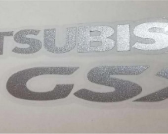 1995-99 Mitsubishi Eclipse GSX Rear Hatch Decals