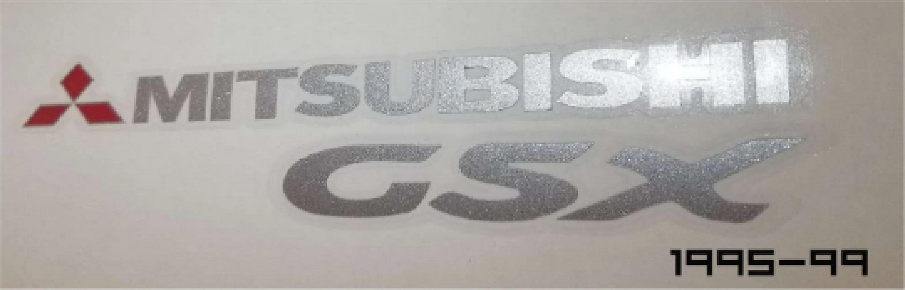 1995-99 Mitsubishi Eclipse GSX Rear Hatch Decals - Etsy
