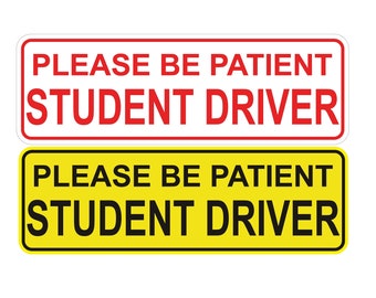Student Driver Car Magnets,Vehicle Magnets For New Drivers,Caution Magnet For Teenage Drivers