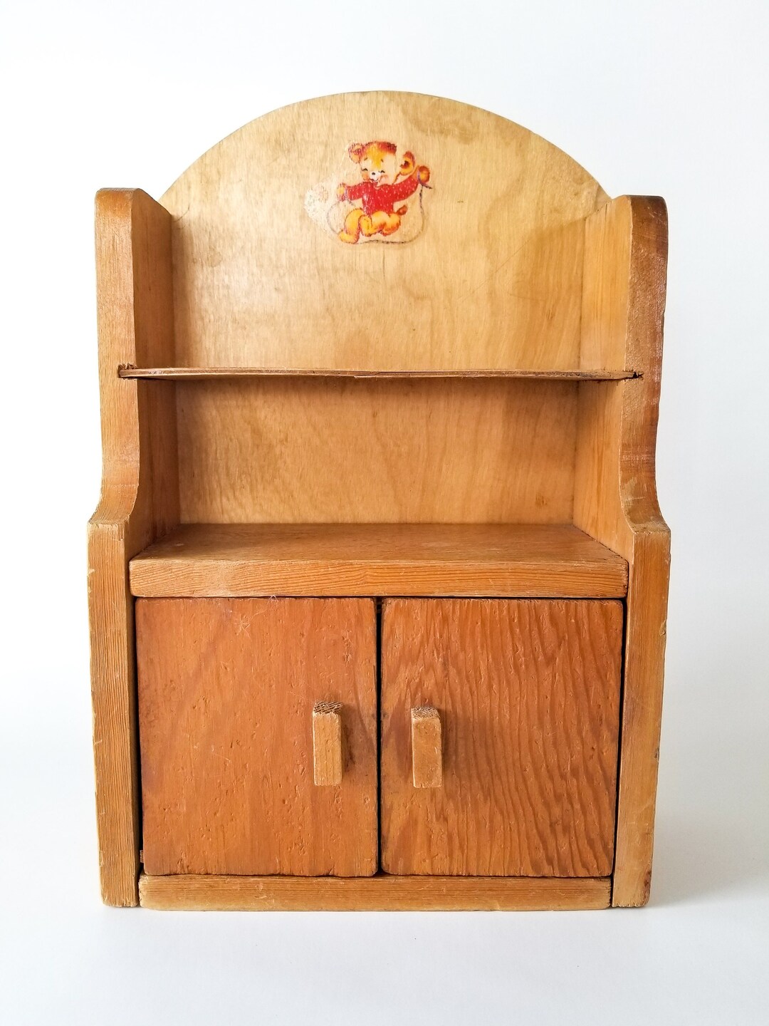 Small Child's Cupboard Wooden Handmade Doll's Etsy