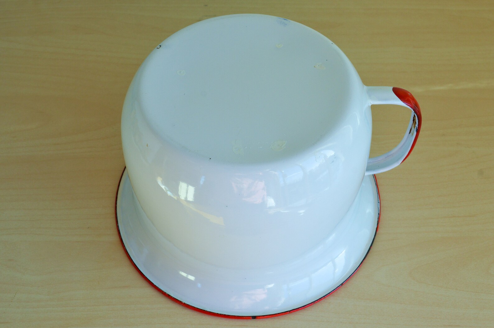 Gramma's Pee Pot Enamel Ware Chamber Pot Planter White Etsy