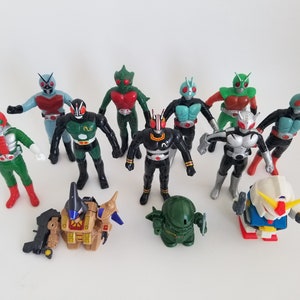 1989 BAN-DAI Japan Figures (4 sets of 3 figures) Vintage