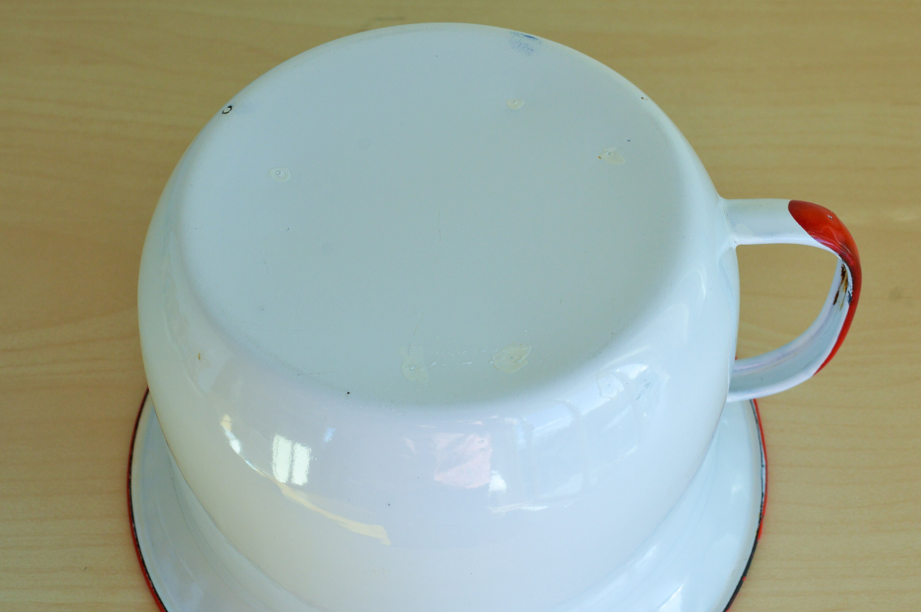 Gramma's Pee Pot Enamel Ware Chamber Pot Planter White Etsy