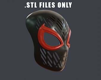 Miles Morales Faceshell (Insomniac inspired) 3D Print Model Only