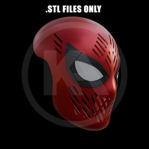 Brand New Day Spider-Man Faceshell 3D Printable File