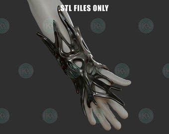 Symbiote Gauntlet 3D Print Model Only