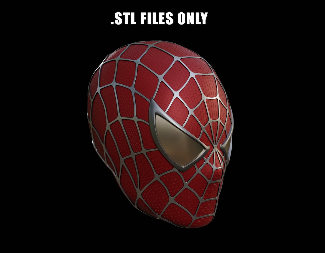 Raimi Inspired Spiderman Helmet 3D Printable Model - Etsy