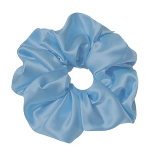 Cinderella Blue | Hair Tie | XL Scrunchies | Satin | Glamour Scrunchie  | Big satin Hair Band| Stylish Hair Wrap | Oversized Scrunchie