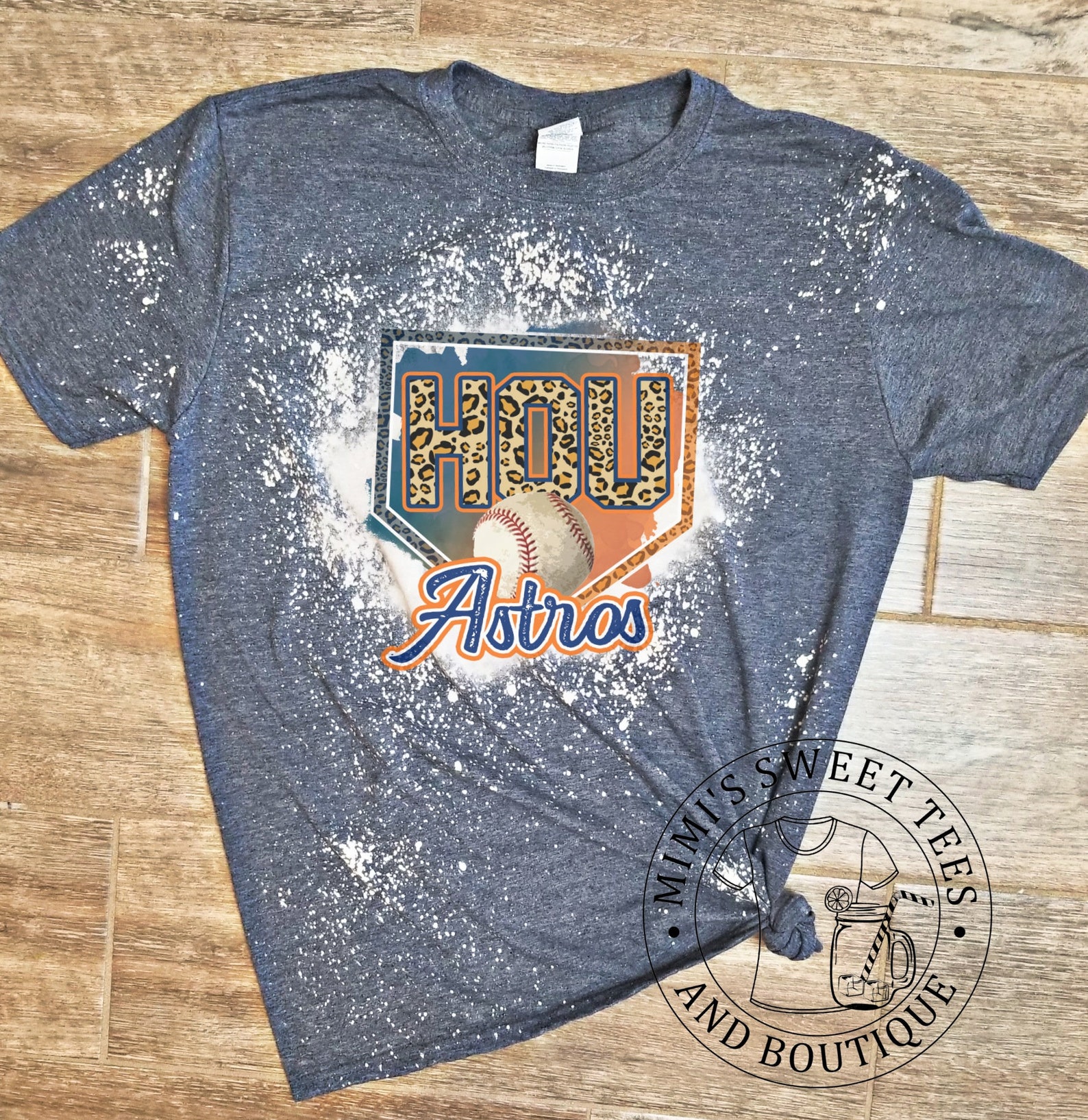 astros bleached shirt