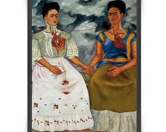 Frida Khalo CANVAS OR PRINT WALL ART The Two Fridas Frida Khalo CANVAS OR PRINT WALL ART The Two Fridas