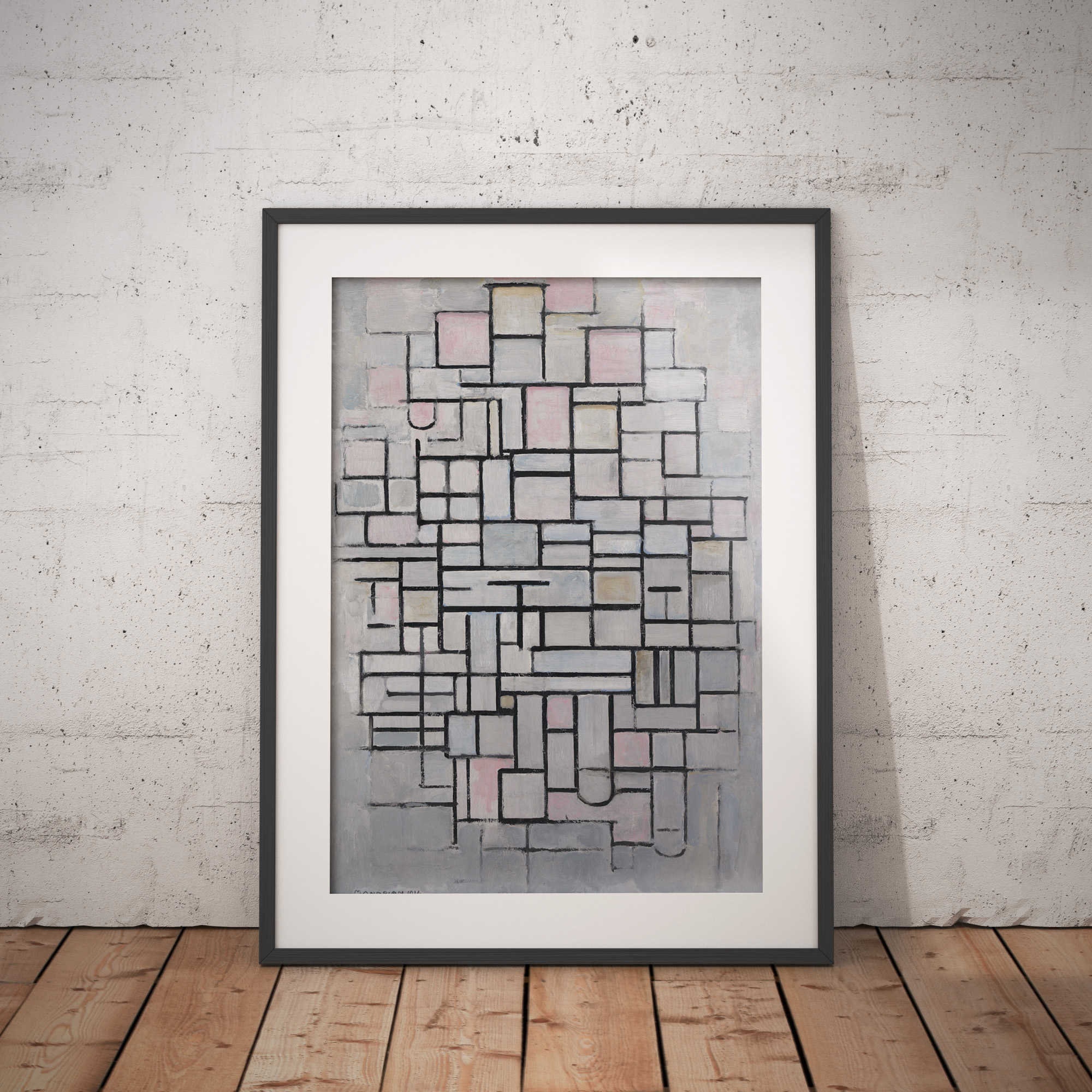 Composition No. IV by Piet Mondrian Fine Art Print Stretched - Etsy
