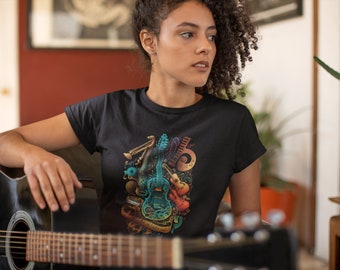 Music Lover Musical Instrument T-shirt Gift for Her Musical T-shirt Gift for Him