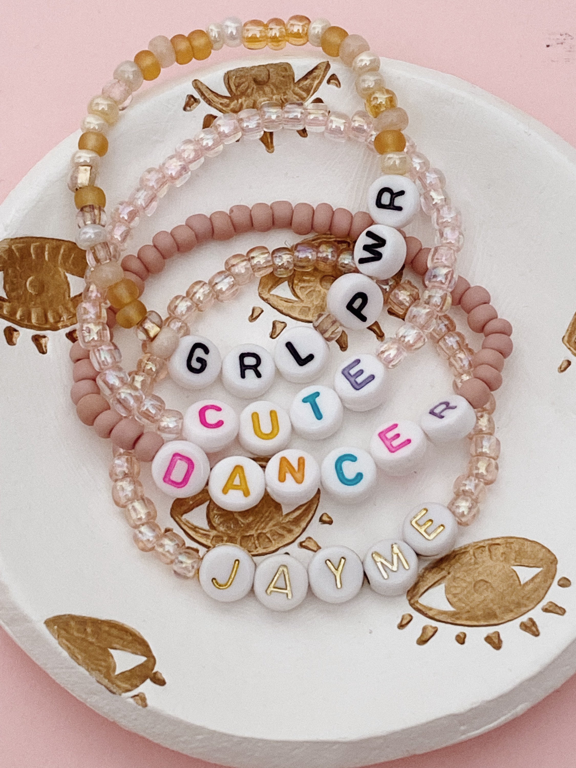 ZOEY || CUSTOM NAME ||boho bracelet || 1 pc