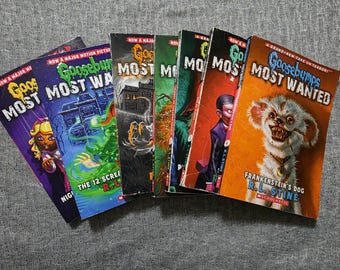 Goosebumps Most Wanted books - R.L. Stine - You Choose