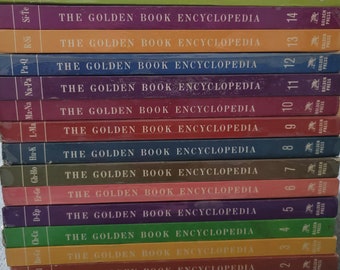 The Golden Book Encyclopedia - You Choose  Volume 1-16 - 1959 Hardcover Books