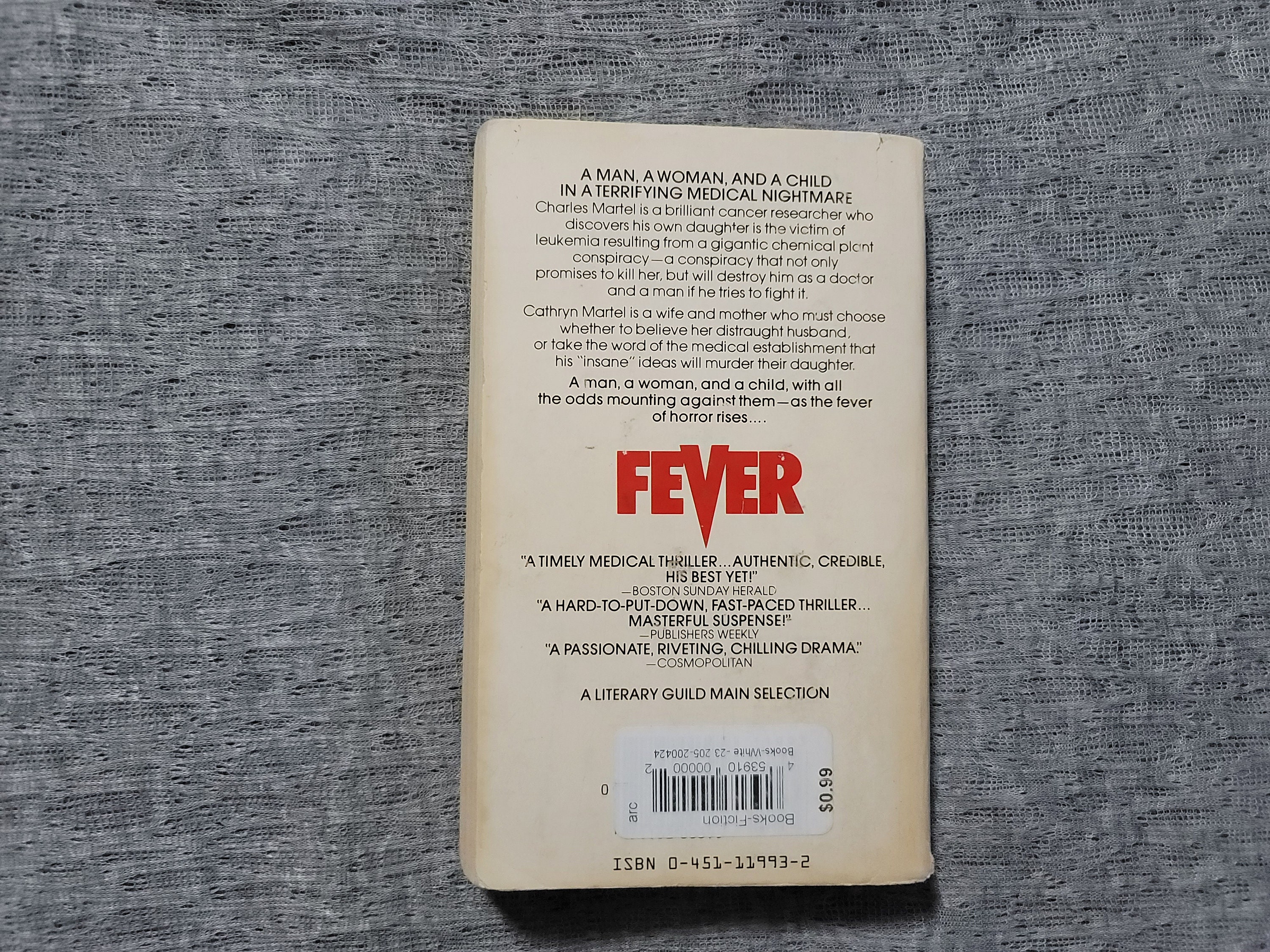 Robin Cook Fever Fever - Robin Cook - Etsy
