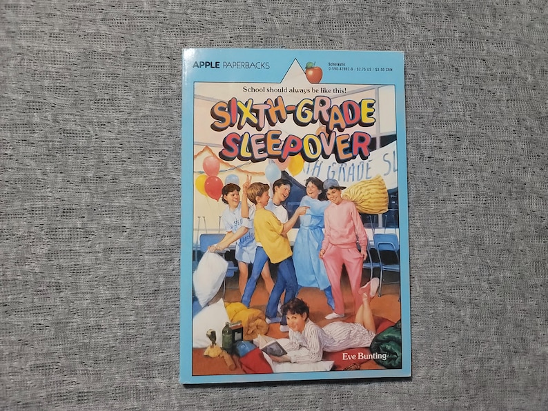 Sixth Grade Sleepover - Eve Bunting - Etsy