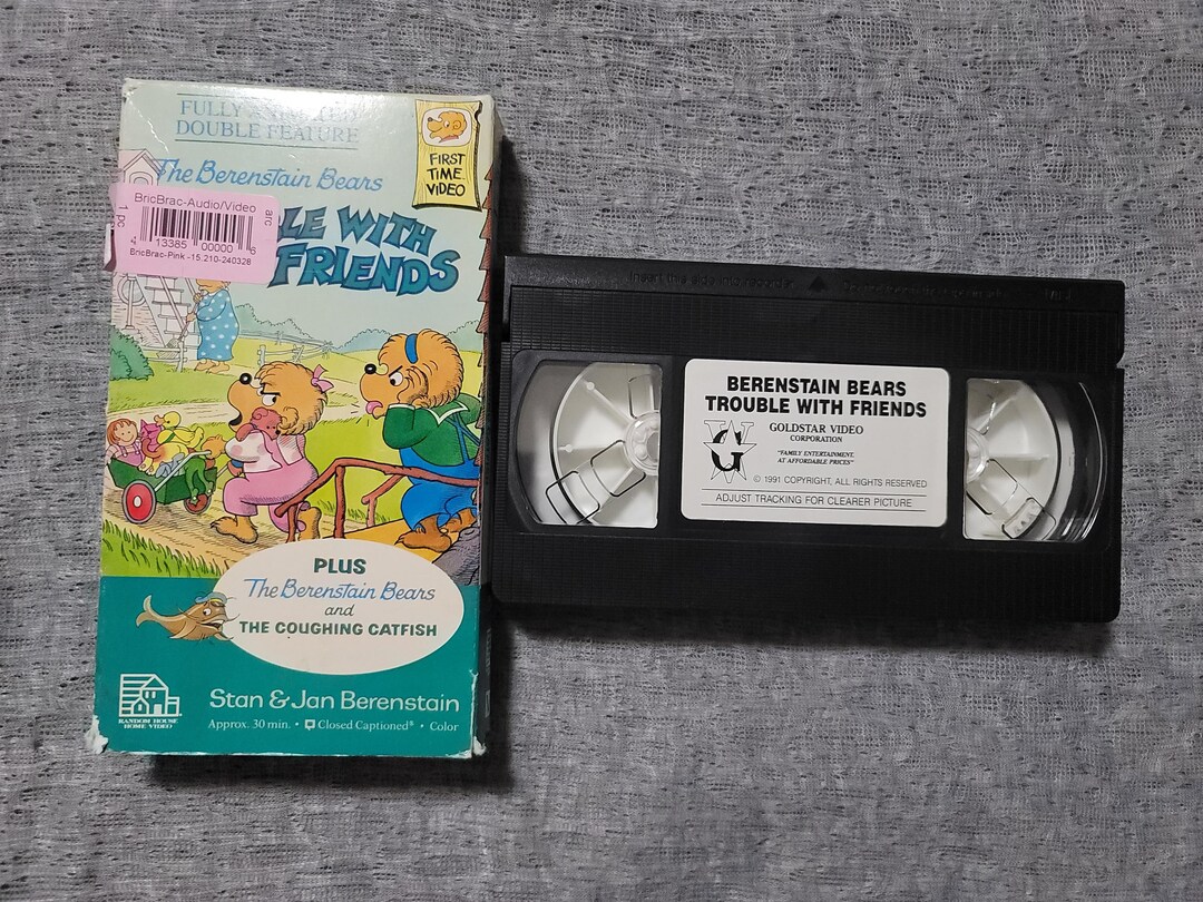 Berenstain Bears and the Trouble With Friends VHS - Etsy