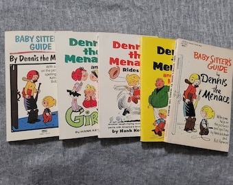 Dennis the Menace-boeken jaren 60 en 80 - Hank Ketcham