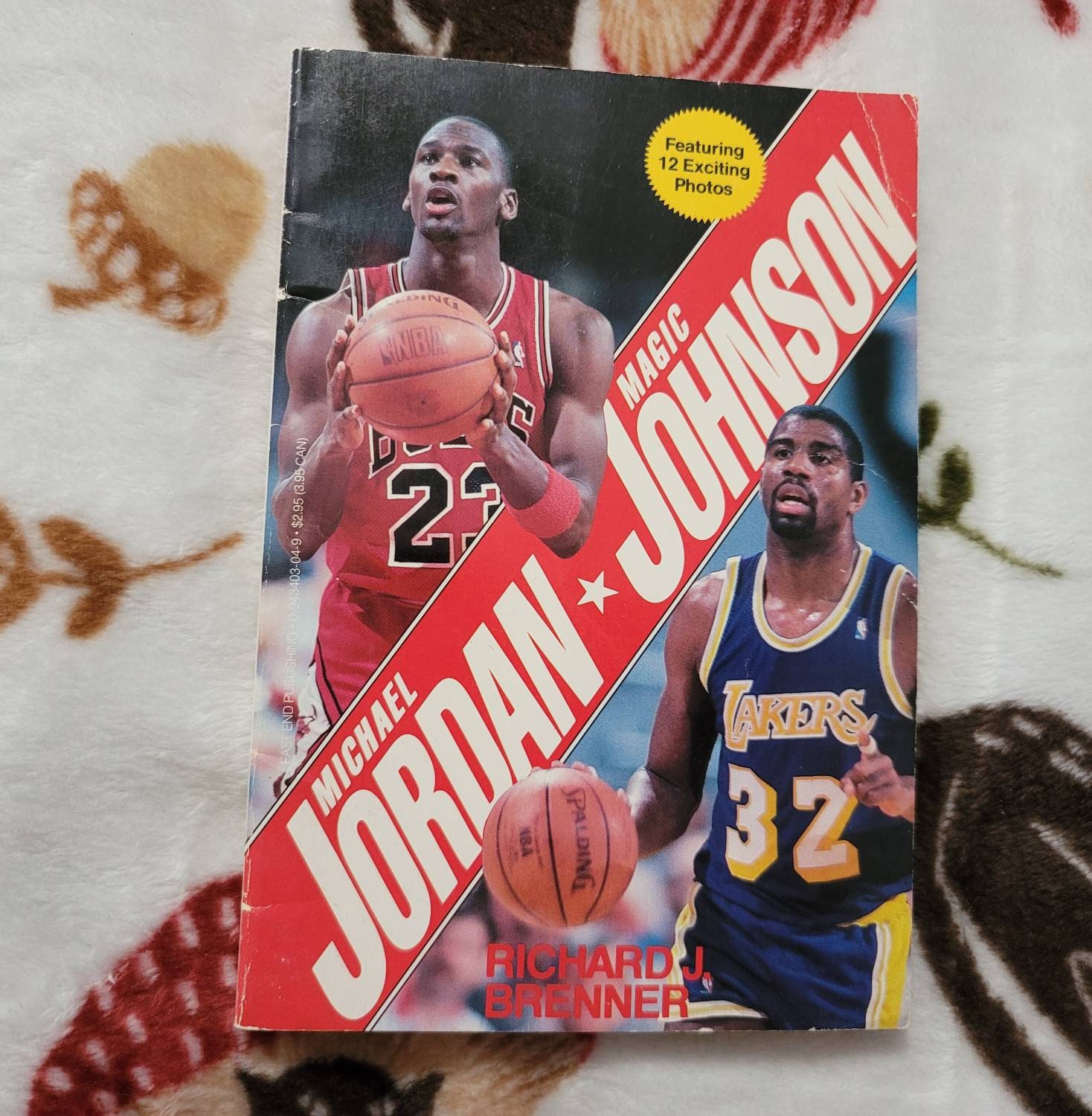 Michael Jordan and Magic Johnson Richard J Brenner - Etsy
