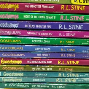 Goosebumps R.L. Stine books