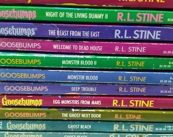 Goosebumps R.L. Stine books