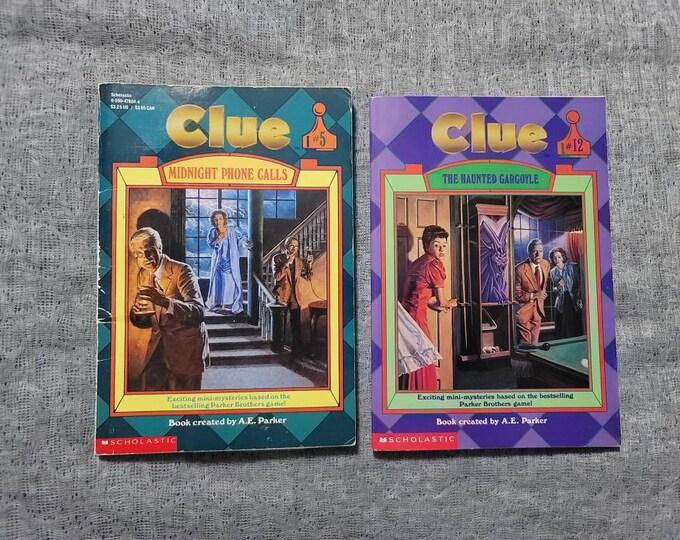 Clue Book Series A.E. Parker Etsy