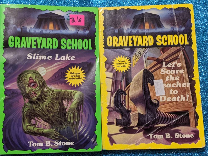 Graveyard School books Tom B. Stone You Choose | Etsy