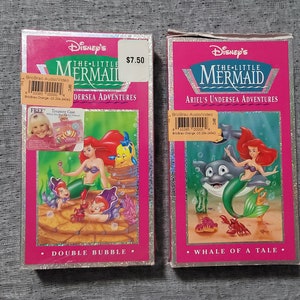 Disney's The Little Mermaid - Ariel's Undersea Adventures VHS Tapes