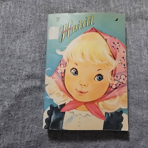 Heidi - Paperback Book - Johanna Spyri - Saalfield Publishing Company