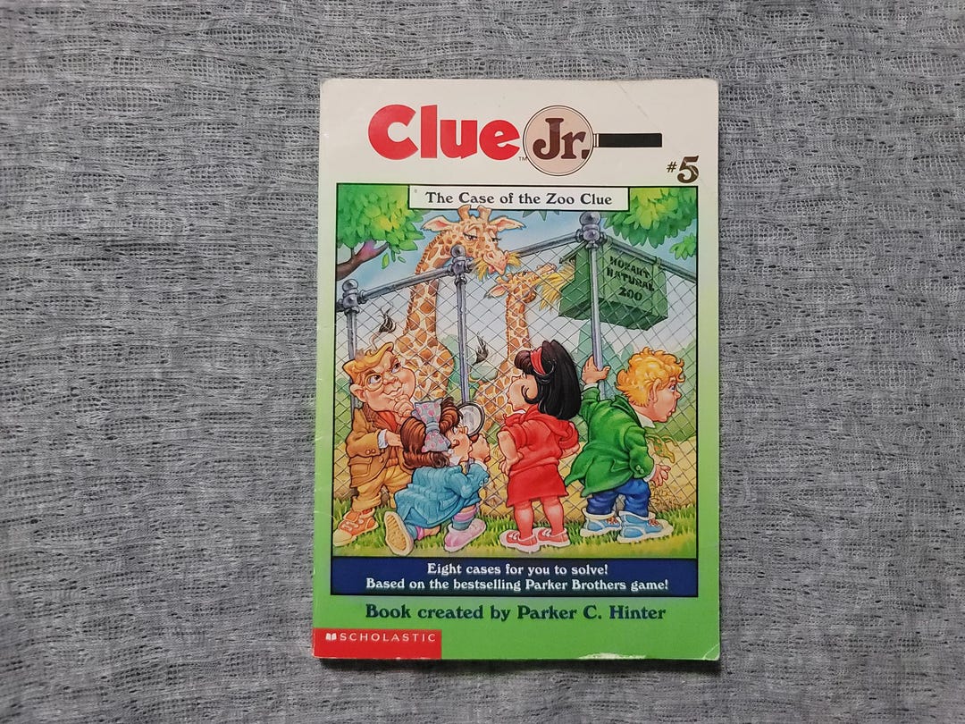 Clue Jr Book #5 - the Case of the Zoo Clue - Parker C. Hinter - Etsy