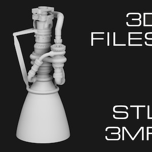 SpaceX Raptor Engine | 3D Files Only