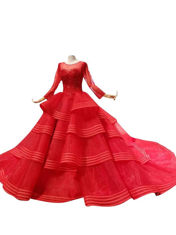 red ball gown design