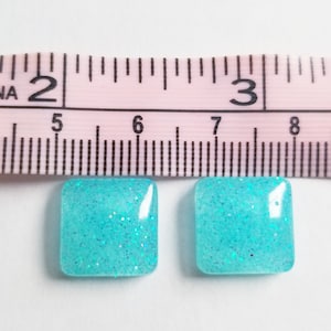 12mm Square cabochons. SETS OF 4 OR 2 image 4