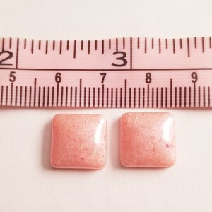 12mm Square cabochons. SETS OF 4 OR 2 image 3