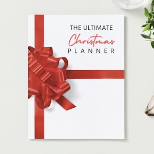 Printable Christmas Planner, Xmas List Organizer, Holiday Itinerary Template, Christmas Holiday Planner Printable