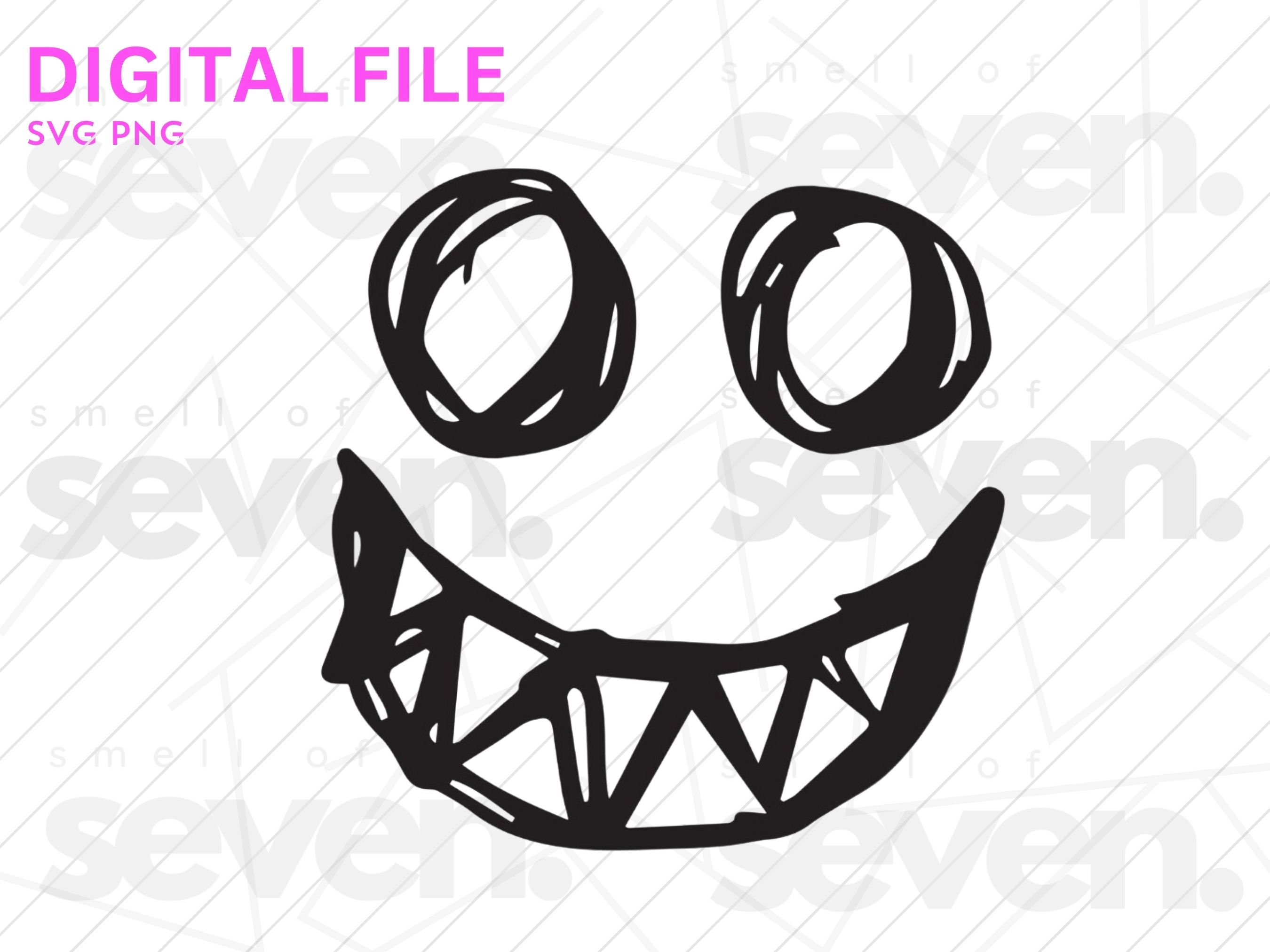 生まれのブランドで Creepy Smile Horror Grin Devil Face Evil Smiley Grimace 小物