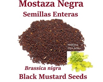 Mostaza negra cafe  Hierbas Tes brown mustard Herbal Teas 1 oz