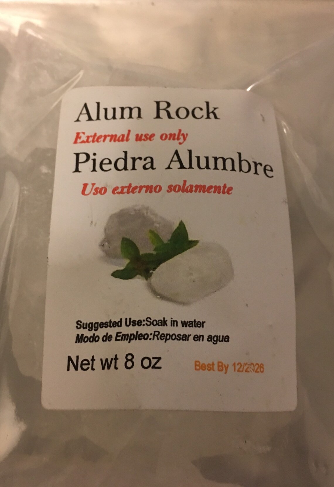 Piedra Alumbre Hierbas Tes Alum rock 1 oz 8 oz 3 lbs 10 lbs Etsy
