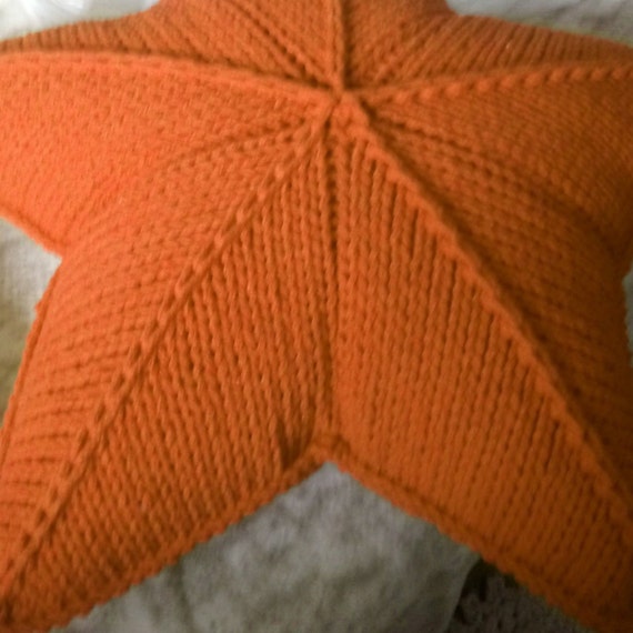 Big Pillow Star Handmade Decorative Pillow The Etsy
