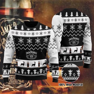 jack daniels christmas sweater