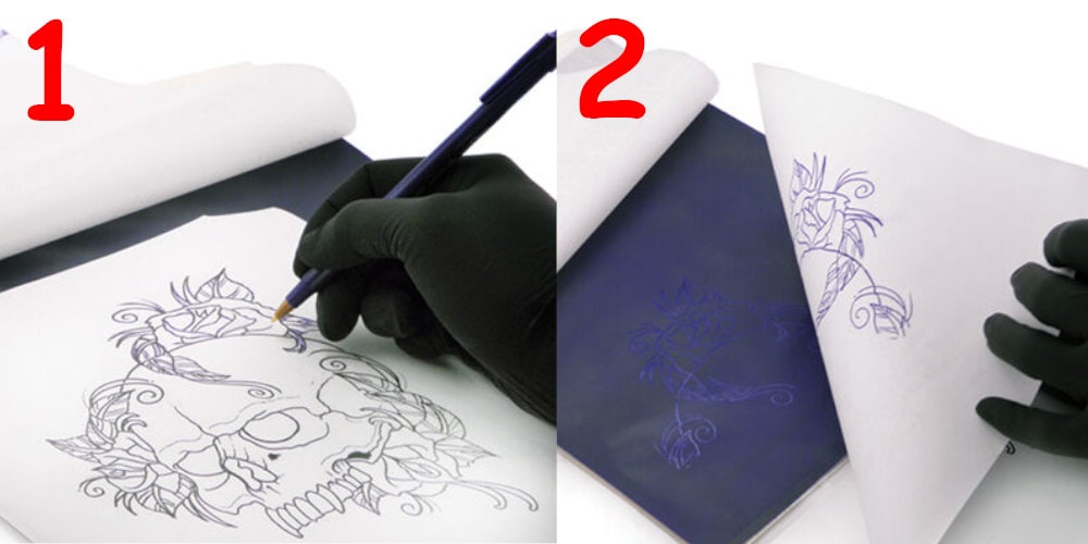 Using Transfer Paper to Apply a Tattoo Stencil - wide 7