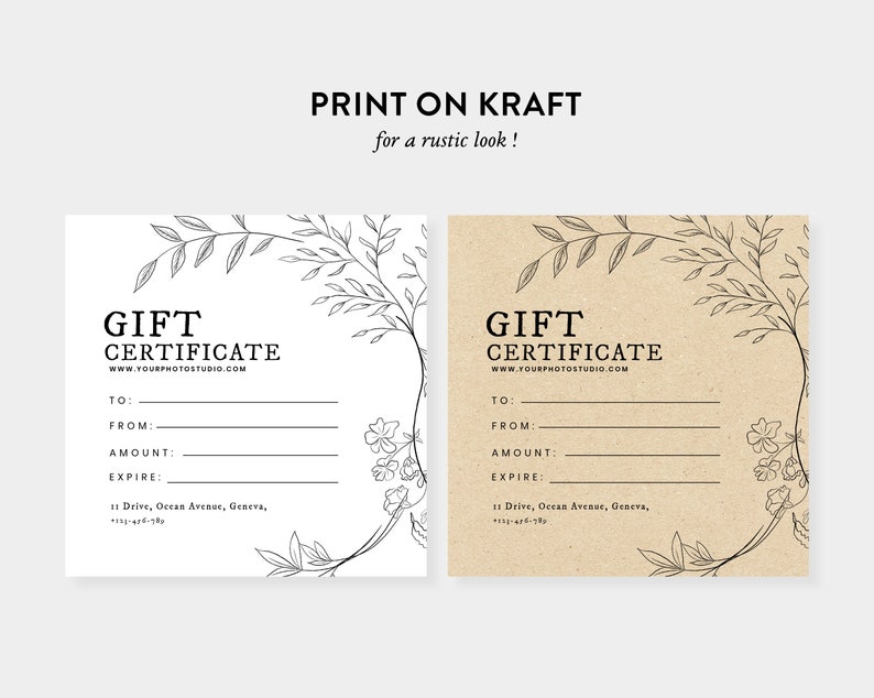 Small Certificate Template