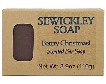 Berrry Christmas Scented Bar Soap