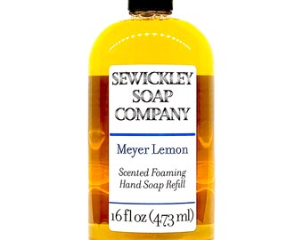 Meyer Lemon Scented Foaming Hand Soap 16oz Refill